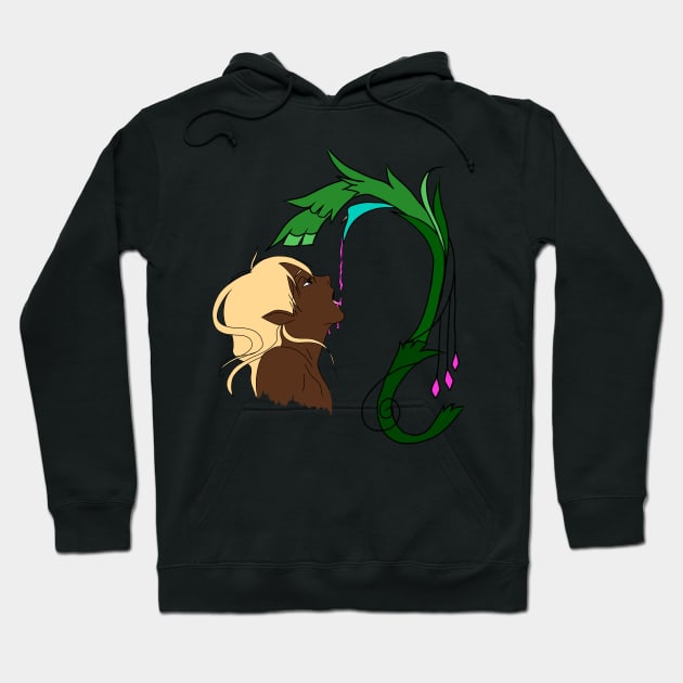 Copy of Elf drinking from a flower Hoodie by RavenRarities